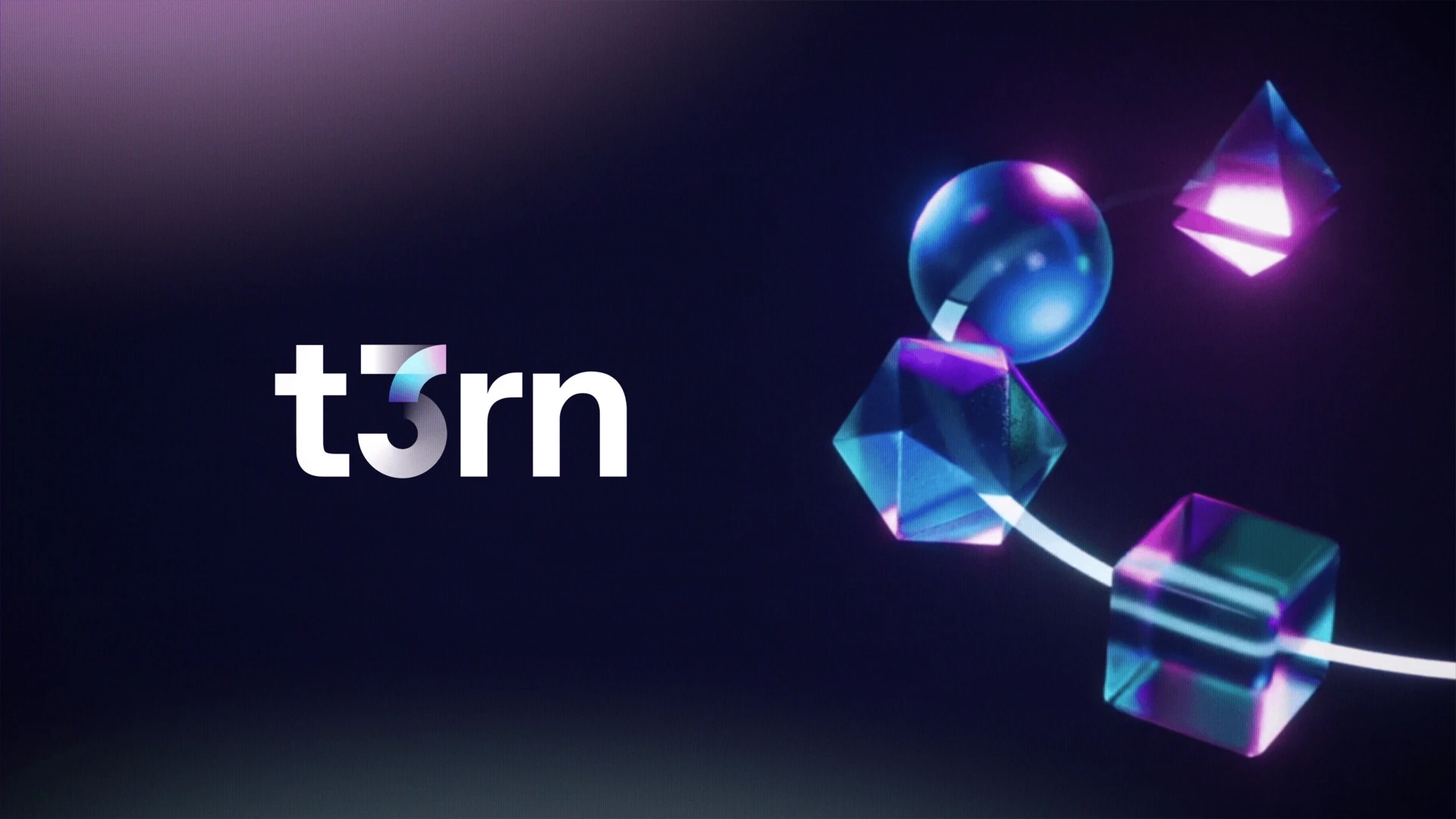 Motion animation and graphic design for t3rn with logo and 3d animation